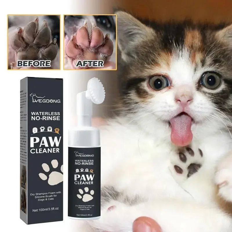 100mlPaw Cleaner Foam Claw Cleaner Waterless Pet Shampoo