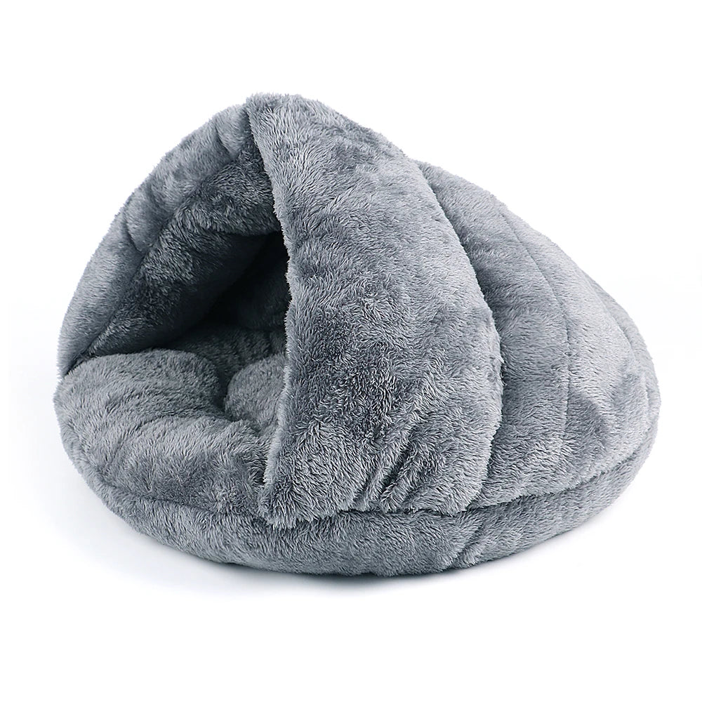 Warm Fleece Cat Bed Soft Kitten Nest Kennel For Small Dogs