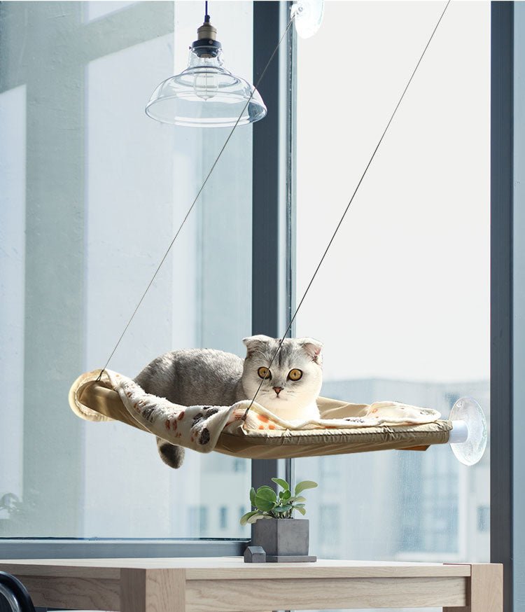 Cat Sunny Seat Window Mount Pet Cat Hammock Comfortable Cat Pet Bed Cute Pet Hanging Beds Bearing 20kg