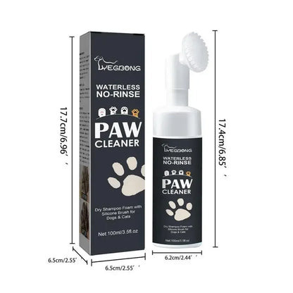 100mlPaw Cleaner Foam Claw Cleaner Waterless Pet Shampoo 