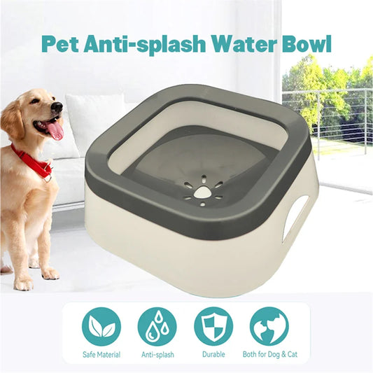 Water Bowl 1L Large Capacity Bowls Waterer Pet Accessories